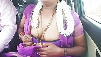 Big natural tits and big nipples get a rough ride in Telugu video