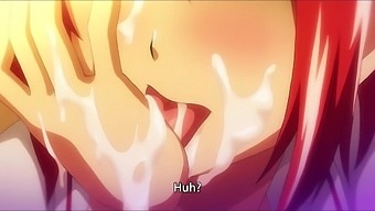 Asian beauty gives a titjob and assjob in a steamy hentai video