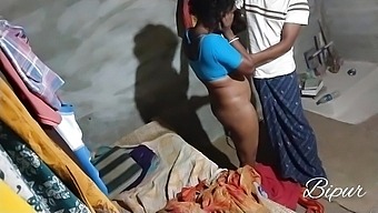 Indian housewife gets rough doggy style sex