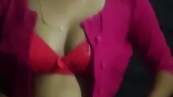 Indian Latina stepson enjoys big natural tits and nipples of desi bahu