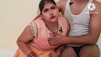 Indian couple's intimate cam session with sexy housewives