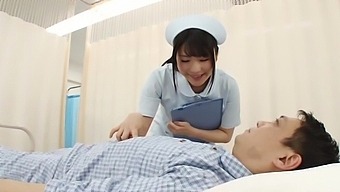 Doctor prescribes a steamy Asian nurse to heal this patient's ailment