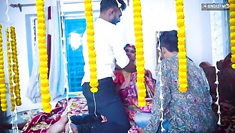 Indian wife's first group sex experience in high definition