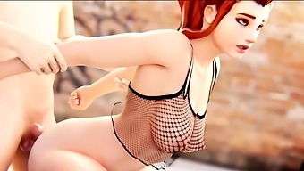 Compilation of Lara Croft's oral skills in 3D porn