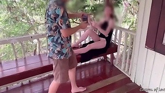 Outdoor adventure with a Thai model in JAV uncensored video