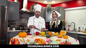 Instructional Movie - How To Pound A Turkey! - Khloe Kapri And Nicky Rebel