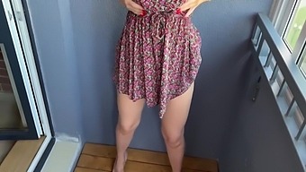 Solo. Look Under My Sundress And Lick My Cunt