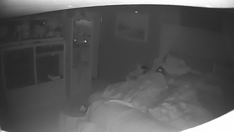An unskilled wife found self-pleasuring hidden cam night vision.