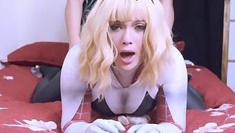 A full-bosomed provocative Gwen Stacy From Spiderman Gets pressured with Jizz After a hot Fuck.