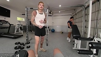 A unprotected sex fantasy in the fitness center with muscular Asian Jkab Dale VR X-rated material.