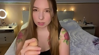 HD Video of a Brunette's Cum Swallowing