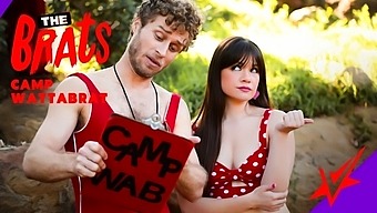 Alison Rey and Michael Vegas in Camp Whattabrat.