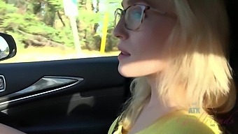 Victoria Gracen's blonde hair and nerdy sense of style make for an unforgettable porn video