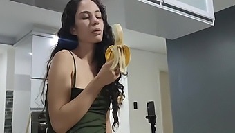 POV video of a Latina teen getting her ass filled with cash