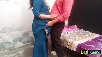 Rough sex and dirty talk in homemade desi porn