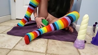 A teen slut can use any number of sex toys to reach orgasm in this solo video