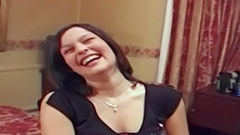 British teen gags on cum while pregnant and giggly