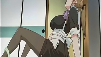 Wet and wild: Japanese anime maid gets fucked hard