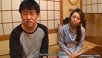 Asian beauty Nao Sakurai gets her hairy pussy filled with cum