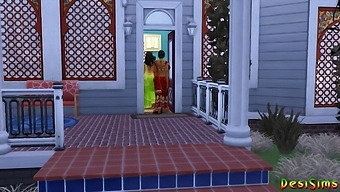 Mature Indian milf with big natural tits gets dominated by young boy in high definition