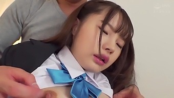 This Japanese gay video features a stunning Asian woman