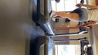 spy cam gym big ass treadmill