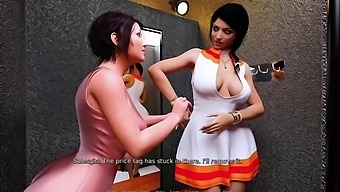 Cuckold Anna's exciting love - 3D game with anal and creampie