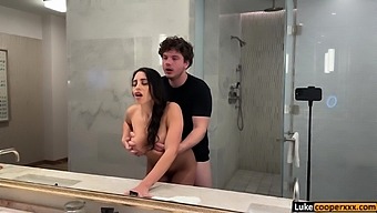 HD video of a big tit Latina getting her ass pounded