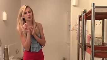 Alexa Grace's small tits bounce as she gets fucked hard
