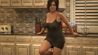 Mature MILF granny enjoys a hot and heavy fucking in the kitchen