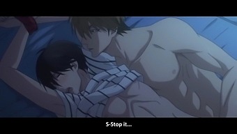 Erotic anime girl masturbates to orgasm