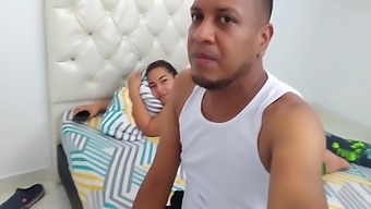 Amateur Venezuelan MILF takes a deep throat from her stepbrother