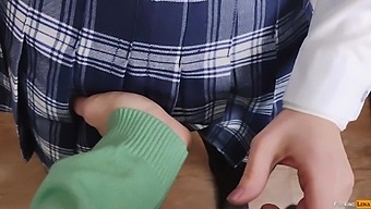 Russian student in school uniform wants to be fucked from behind