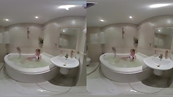 Russian beauty Nekokimiko gives a blowjob in a bathroom