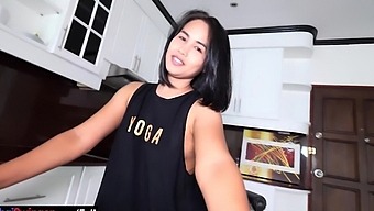 Natural beauty Lily Koh enjoys a hardcore fucking in a homemade video
