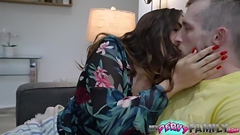 MILF stepmom Valentina Bellucci begs stepson to fuck her hard and deep