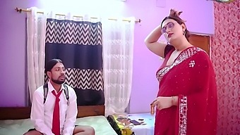 Big Tits Indian Teacher's Secret Desi Tantra Lessons with Her Student
