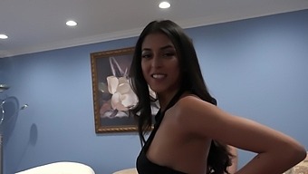 Sophia Leone's natural beauty and long hair make for a perfect match with a big cock