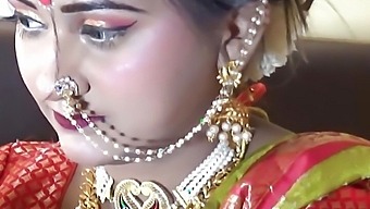 Indian couple's wedding night ends with intense nipple play and deep penetration