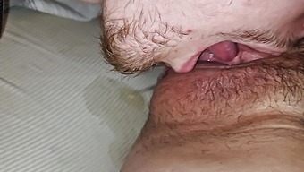 Sloppy Licking: A Mouthful of Cum for a Tired Girl
