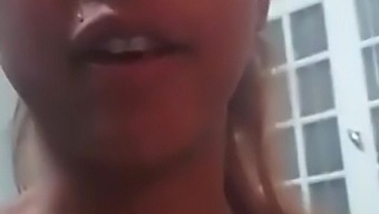 Ebony girlfriend takes a big cock in her mouth and throat