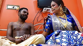 Tamil (18+) couple enjoys dildo-assisted hardcore sex