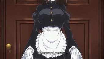 Big-titted maid satisfies her master in hentai video