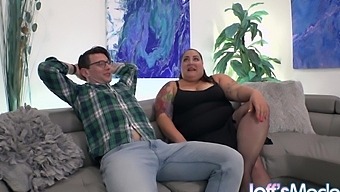 Beautiful fat women Jade Rose enjoys a satisfying sex session