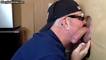 Gay man displays his oral and self-pleasure techniques