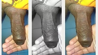 European teen gets wild with three black cocks in a solo session