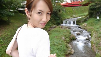 Hitomi Hayama indulges in a POV blowjob following a pleasant date